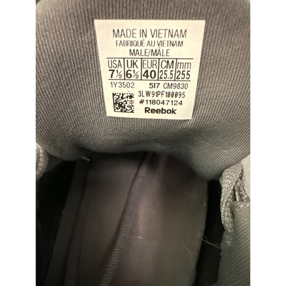 Reebok ZigTech Mens Athletic Shoes Gray/Red Size 7.5 Lace-Up Mesh Running Sneake - Picture 3 of 5